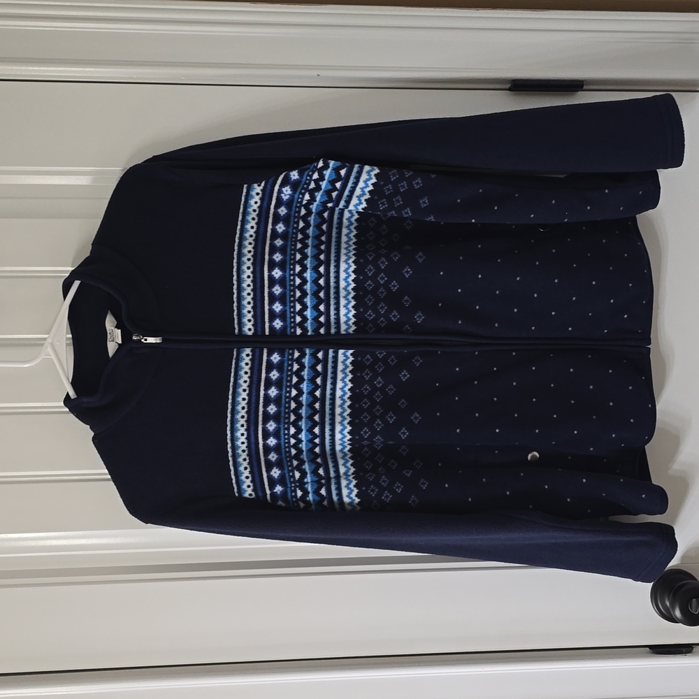 Croft & Barrow Women's Blue Jacket XL